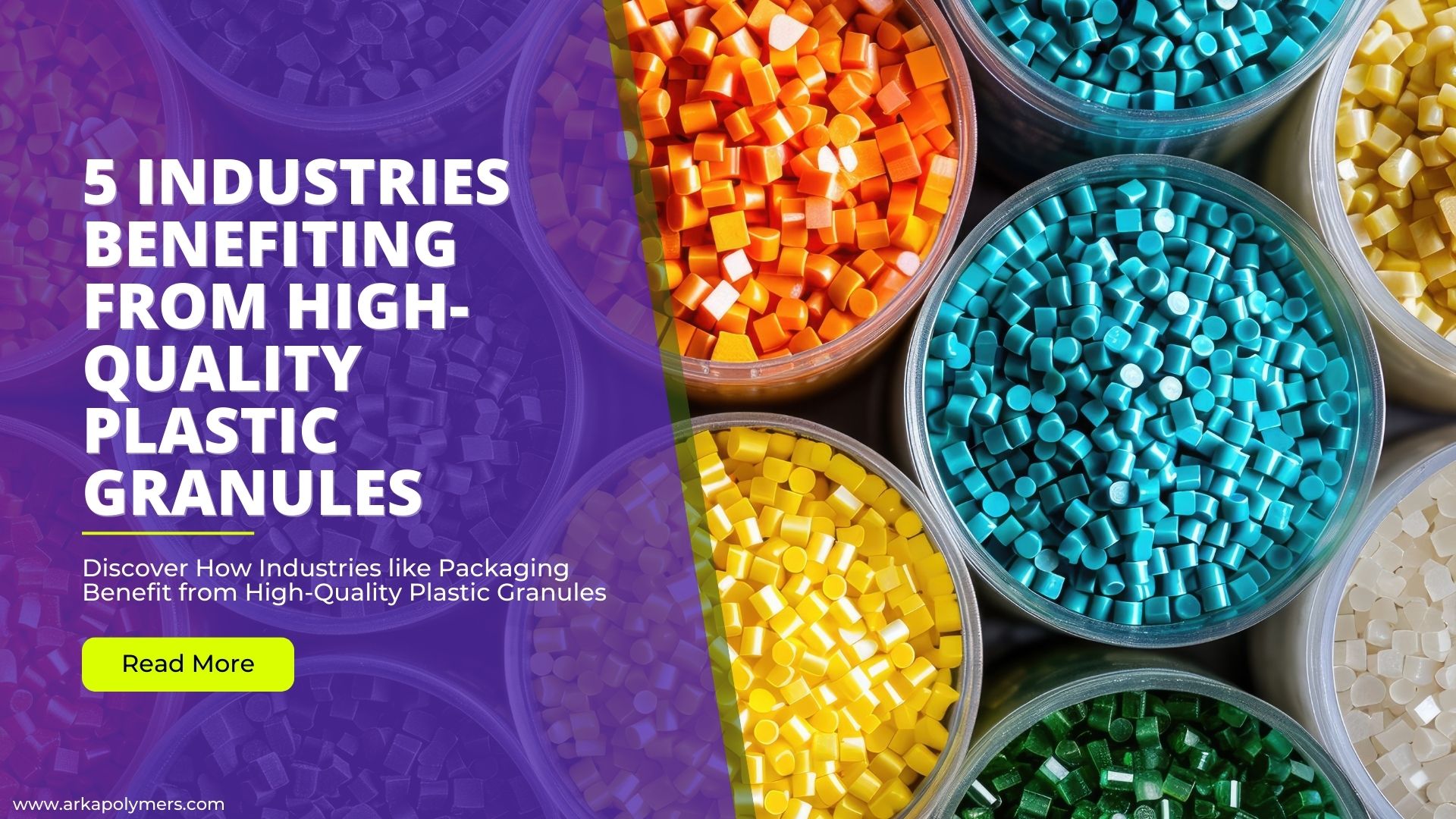 5 Industries Benefiting from High-Quality Plastic Granules